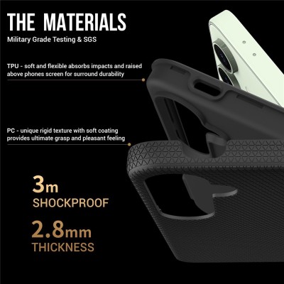 „TUTU“ Shockproof ciets silikona korpuss - melns (Galaxy S24 FE)