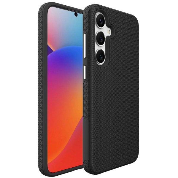 „TUKU“ Shockproof kõva silikoonümbris - must (Galaxy S25+)