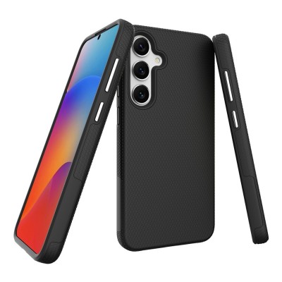 „TUTU“ Shockproof kieto silikono  dėklas - juodas (Galaxy S25+)