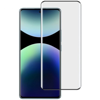 "IMAK" Tempered Glass täielik katvus kaitsev ekraaniklaas - must (Redmi Note 14 Pro 4G)