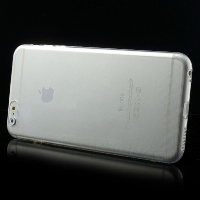 Apple iPhone 6 Plus (6s Plus) dzidrs (caurspīdīgs) cieta silikona TPU pasaulē planākais apvalks / Vacins.lv