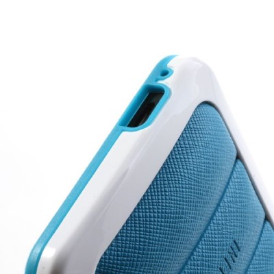 „Infisens“ Hybrid Bumper HTC One M7 šviesiai mėlynas dėklas (Dėkliukas) / Priedai.lt