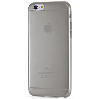 Apple iPhone 6 Plus (6s Plus) dzidrs (caurspīdīgs) cieta silikona TPU pasaulē planākais pelēks apvalks / Vacins.lv