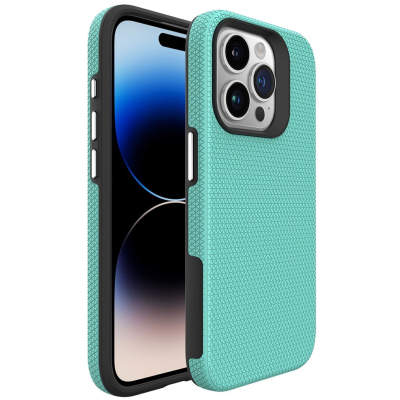 „TUKU“ Shockproof kõva silikoonümbris - roheline (iPhone 16 Pro)