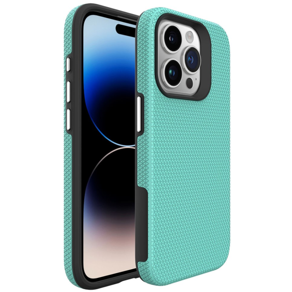 „TUTU“ Shockproof ciets silikona korpuss - zaļš (iPhone 16 Pro)