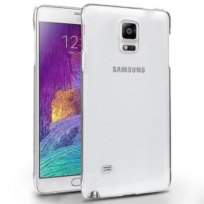 Samsung Galaxy Note 4 N910 plastmasas dzidrs (caurspīdīgs) apvalks / Vacins.lv