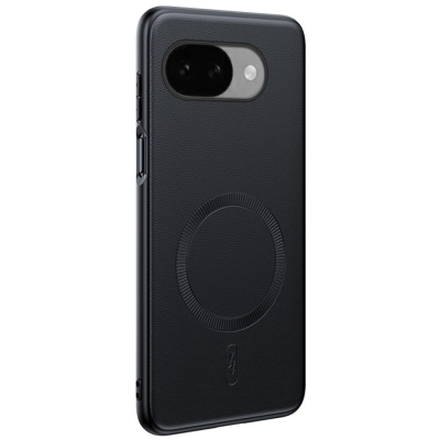 Leather MagSafe Hard Silicone (TPU) Case - black (Pixel 10a)