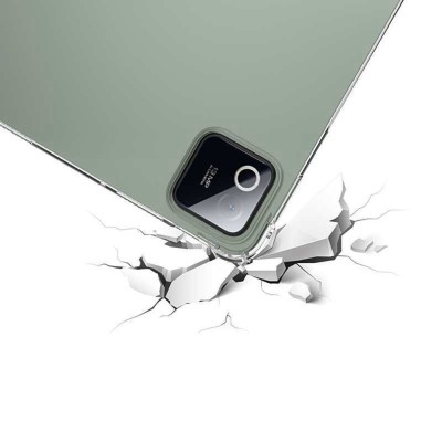 Sustiprintos apsaugos kieto silikono (TPU) dėklas - skaidrus (Xiaomi Pad 8 / Pad 8 Pro)