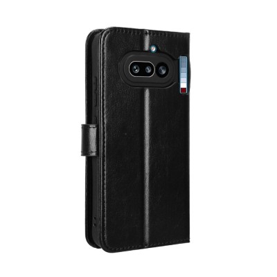 „Binfen“ atverčiamas dėklas, knygutė - juodas (Nothing Phone 4a)