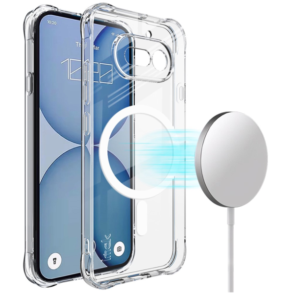 "IMAK" Candy MagSafe cieta silikona (TPU) apvalks - dzidrs (Nothing Phone 4a)