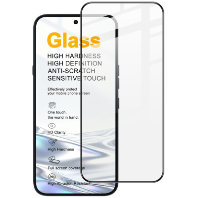 „IMAK“ Tempered Glass pilnai dengiantis apsauginis ekrano stiklas - juodas (Nothing Phone 4a Pro)