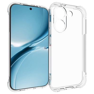 Reinforced protection hard silicone (TPU) case - transparent (Poco X8 Pro / Redmi Turbo 5)