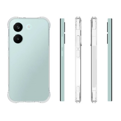 Sustiprintos apsaugos kieto silikono (TPU) dėklas - skaidrus (Poco X8 Pro / Redmi Turbo 5)