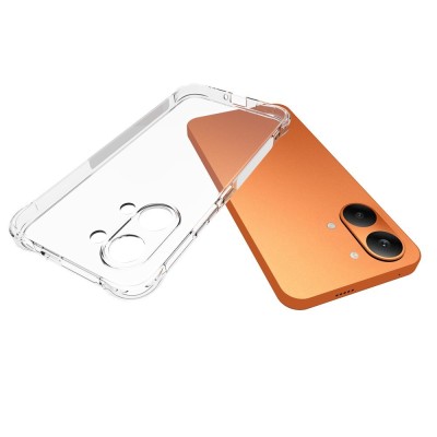 Sustiprintos apsaugos kieto silikono (TPU) dėklas - skaidrus (Poco X8 Pro Max / Redmi Turbo 5 Max)