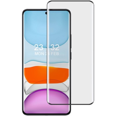 „IMAK“ Tempered Glass pilnai dengiantis apsauginis ekrano stiklas - juodas (Redmi Note 13 Pro+)