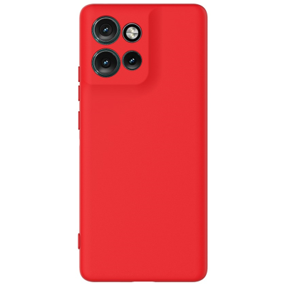 "Shell" kõva silikoon (TPU) ümbris – punane (Motorola Edge 60 Neo / Edge 50 Neo / Moto S50 / ThinkPhone 25)
