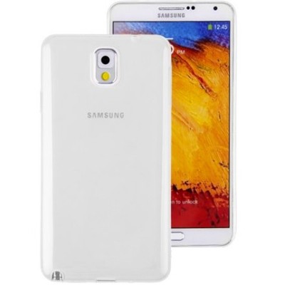 Samsung Galaxy Note 4 (N910) skaidrus (permatomas) kieto silikono TPU ploniausias pasaulyje dėklas / Priedai.lt