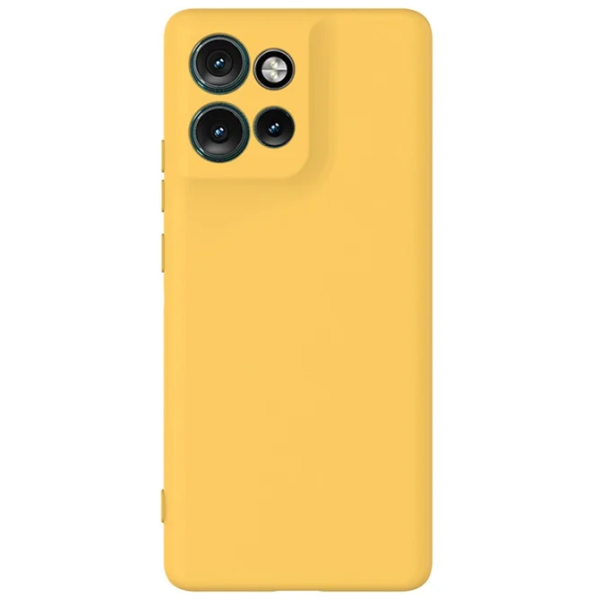 "Shell" hard silicone (TPU) case - yellow (Motorola Edge 60 Neo / Edge 50 Neo / Moto S50 / ThinkPhone 25)