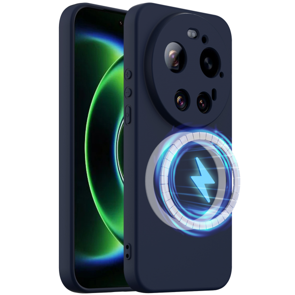 „Shell“ MagSafe kieto silikono (TPU) dėklas - tamsiai mėlynas (Xiaomi 17 Ultra)