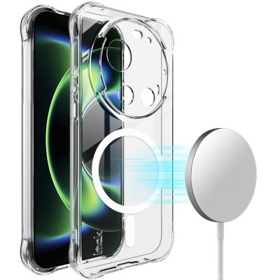 „IMAK“ Candy MagSafe kieto silikono (TPU) dėklas - skaidrus (Xiaomi 17 Ultra)