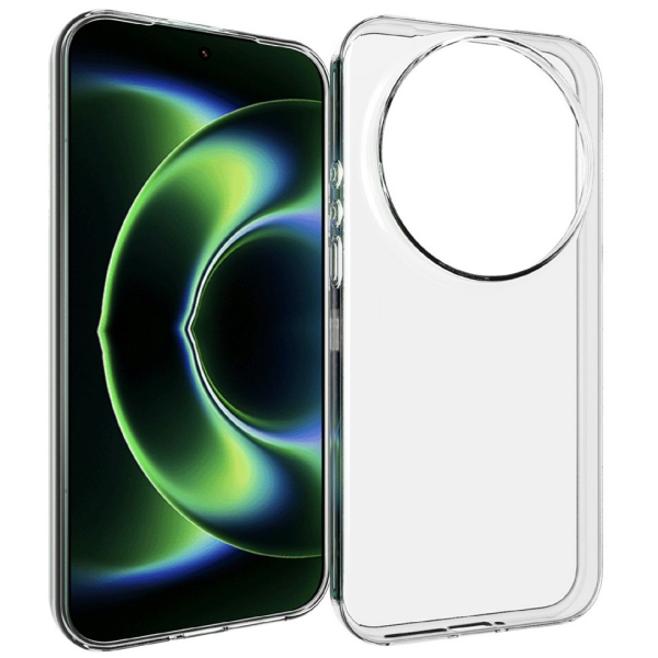 Kõva silikoonist (TPU) kate - läbipaistev (Xiaomi 17 Ultra)