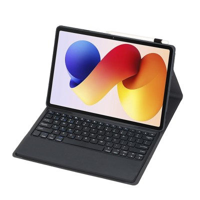 „Bosina“ Atverčiamas dėklas su klaviatūra - juodas (Redmi Pad 2 Pro)