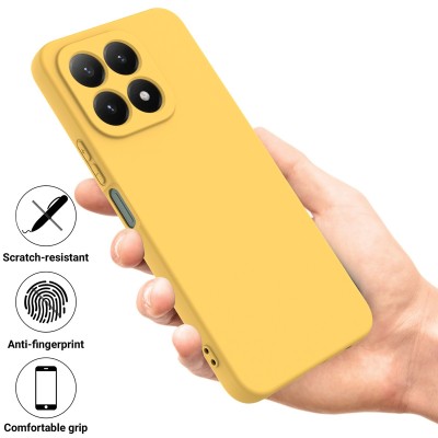 "Shell" kõva silikoon (TPU) ümbris – kollane (Xiaomi 15T)