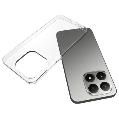 Kieto silikono (TPU) dėklas - skaidrus (Xiaomi 15T)
