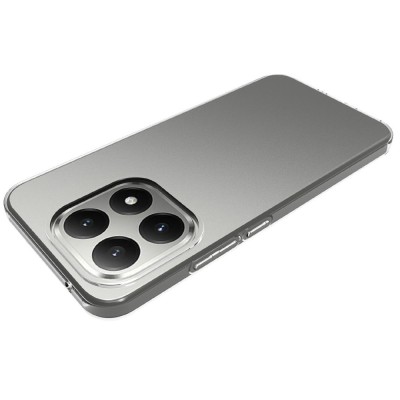 Hard silicone (TPU) case - transparent (Xiaomi 15T)