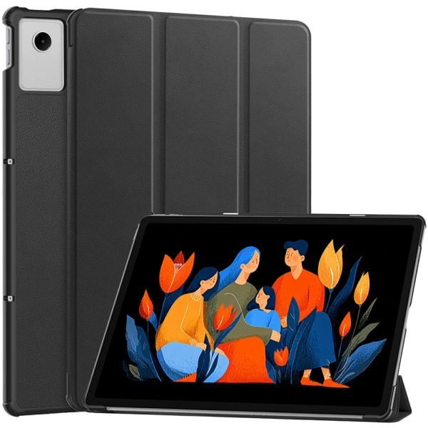 „Saige" Flip case - Black (Idea Tab Plus)