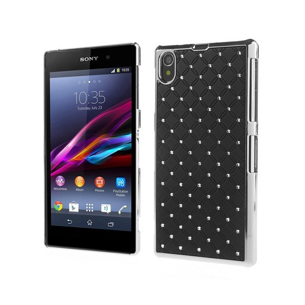 Elegantiškas dėklas - juodas (Xperia Z1)