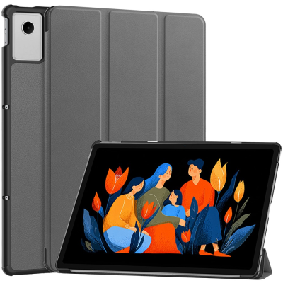 „Saige" Flip case - Grey (Idea Tab Plus)