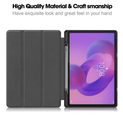 Stylus Flip Case - Black (Idea Tab Plus)