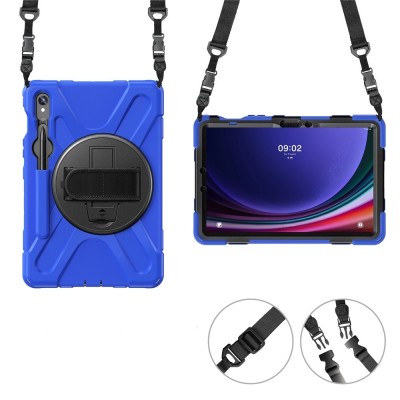 Pastiprinātas aizsardzības apvalks - zils (Galaxy Tab S7 11" / S8 11" / S9 11" / S9 FE 5G / S10 FE / S10 Lite)