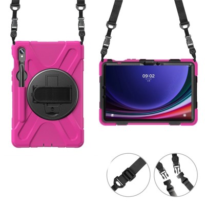 Pastiprinātas aizsardzības apvalks - rozs (Galaxy Tab S7 11" / S8 11" / S9 11" / S9 FE 5G / S10 FE / S10 Lite)