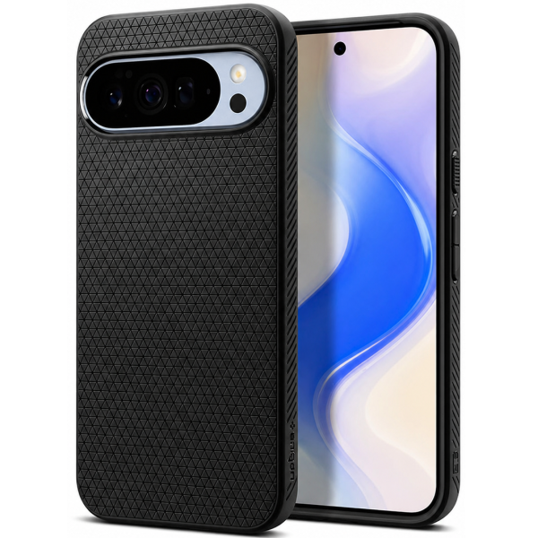 „Spigen“ Liquid Air Mag fit dėklas - juodas (Pixel 10 / 10 Pro)