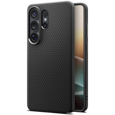 "Spigen" Liquid Air Mag fit apvalks - melns (Galaxy S26 Ultra)