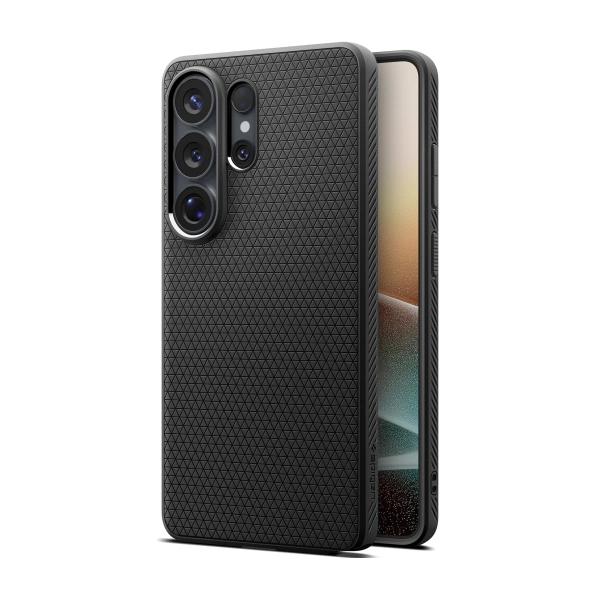 "Spigen" Liquid Air Mag fit apvalks - melns (Galaxy S26 Ultra)