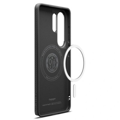 „Spigen“ Liquid Air Mag fit dėklas - juodas (Galaxy S26 Ultra)