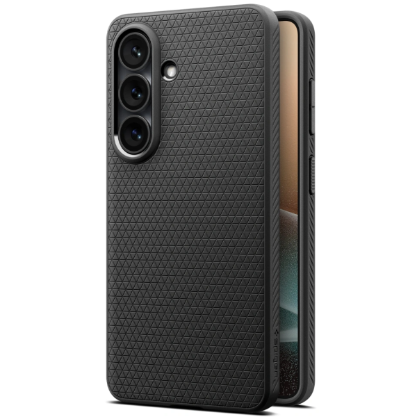 "Spigen" Liquid Air Mag fit apvalks - melns (Galaxy S26)