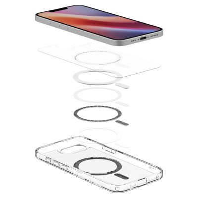 „Spigen“ Ultra MagFit dėklas - skaidrus (iPhone 17e / 16e)