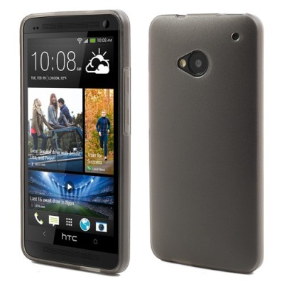 Dzidrs aptumšots pelēks HTC One M7 apvalks / Vacins.lv