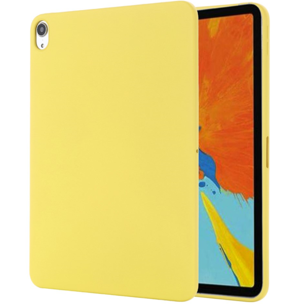 „Shell“ kieto silikono (TPU) dėklas - geltonas (iPad Air 11 (2026 / 2025 / 2024) / iPad Air 5 (2022) / iPad Air 4 (2020))