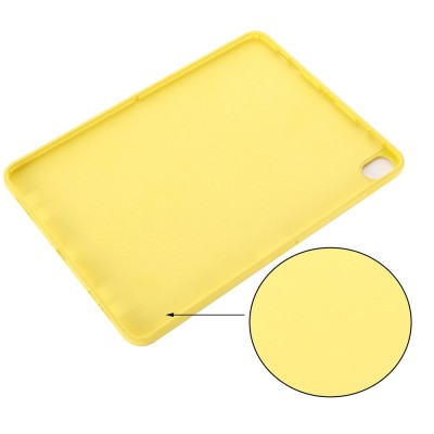 "Shell" cieta silikona (TPU) apvalks - dzeltens (iPad Air 11 (2026 / 2025 / 2024) / iPad Air 5 (2022) / iPad Air 4 (2020))