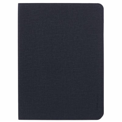 "X-LEVEL" atvēramais tekstila maciņš - melns (iPad Air 11 2026 / iPad Air 11 2025 / iPad Air 11 2024)