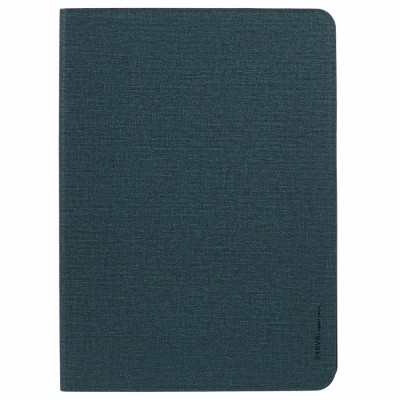 "X-LEVEL" atvēramais tekstila maciņš - zaļš (iPad Air 11 2026 / iPad Air 11 2025 / iPad Air 11 2024)