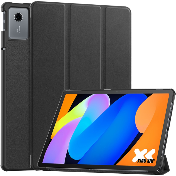 „Saige" Atvēramais maciņš - melns (Idea Tab 11 2025 / Tab K11 Gen 2  / Xiaoxin Pad 11 2025)