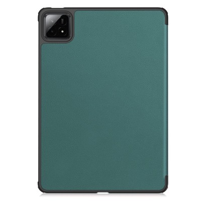 „Saige" Atvēramais maciņš - zaļš (Xiaomi Pad 7 / Pad 7 Pro / Pad 8 / Pad 8 Pro)