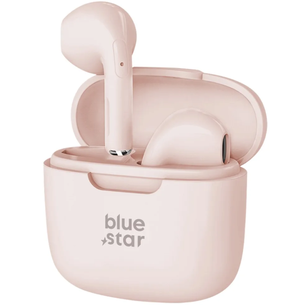 „Blue Star“ TWS Wireless Fi7 bevielės ausinės - rožinės