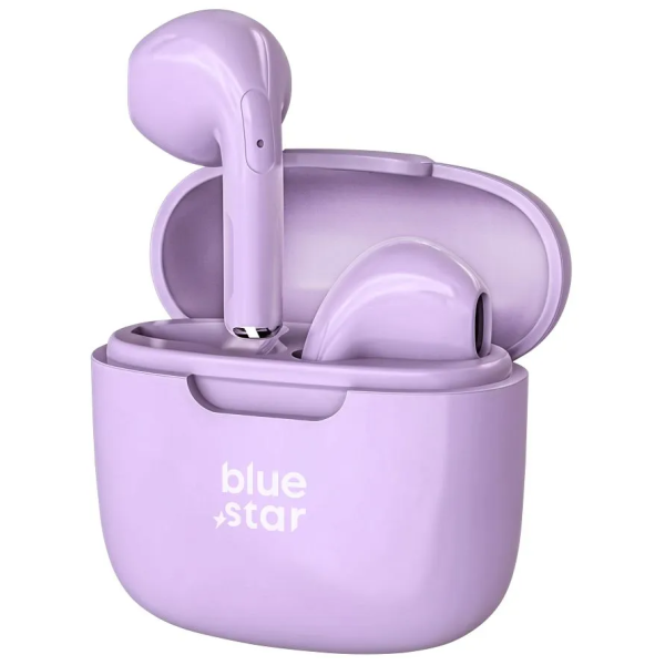 „Blue Star“ TWS Wireless Fi7 bevielės ausinės - violetinės